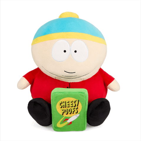 South Park 16″ Hug Me Plush – Cartman with Cheesy Poofs – SOLD OUT!