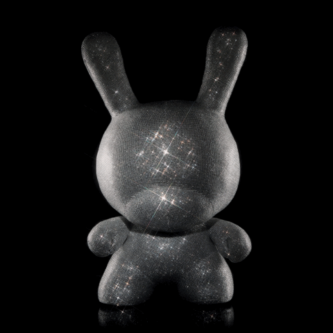 The Rhinestone Dunny Giant 20″ Plush Figure by Kidrobot