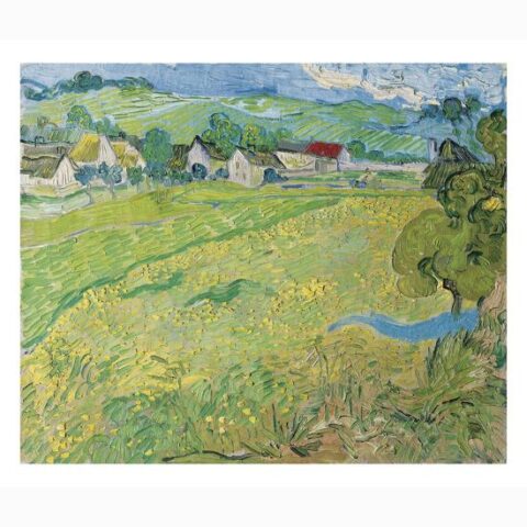 Art Print: "Les Vessenots" in Auver, 1890 by Van Gogh Vincent: 20x23in