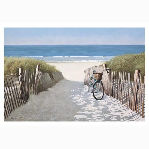 Art Print: A Ride to the Beach by Zhen-Huan Lu: 13x19in