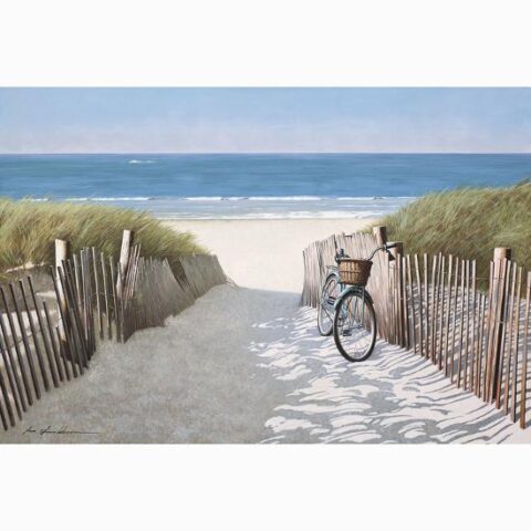 Art Print: A Ride to the Beach by Zhen-Huan Lu: 22x32in
